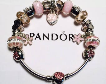 Pandora Style Bracelet "First My Mother" Especially MOM