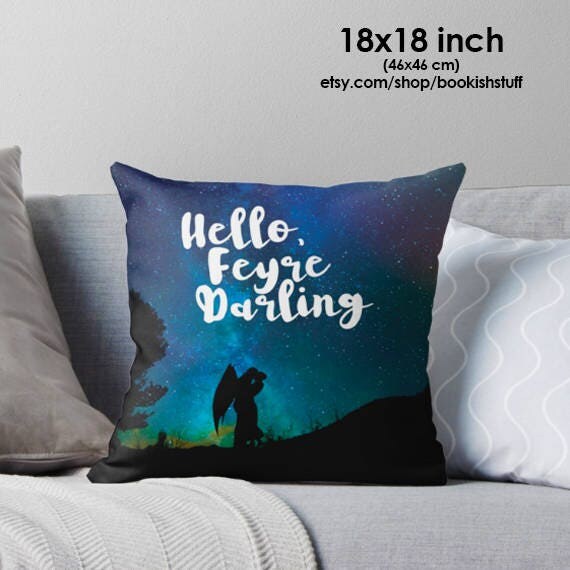 Feysand Pillow, ACOWAR Throw Pillow, A Court of Mist and Fury Pillow, Bookish Pillow