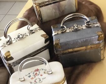 50's-60's Vintage Box Train Purses