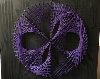 Flower of despear - Ezekielle string art - Pattern and geometric art