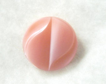 Pink glass button | Etsy