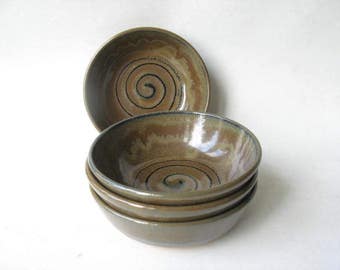 Soup Bowls Set of 4, Stoneware Bowls, Set of Bowls
