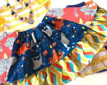 Finding Dory dress Disney Nemo girl boutique handmade clothing