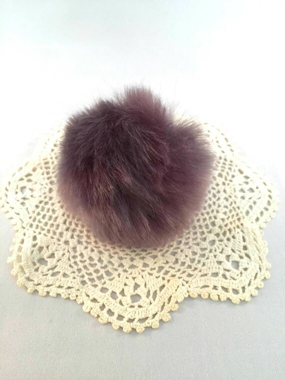 crafts pom fur for poms craft 8cm Pom FAUX FUR for projects Poms Brown by
