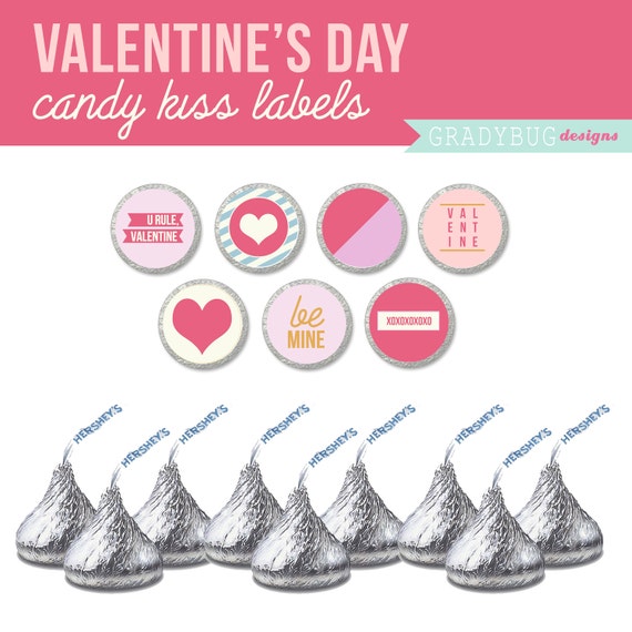 Printable Valentines For Kiss Candy