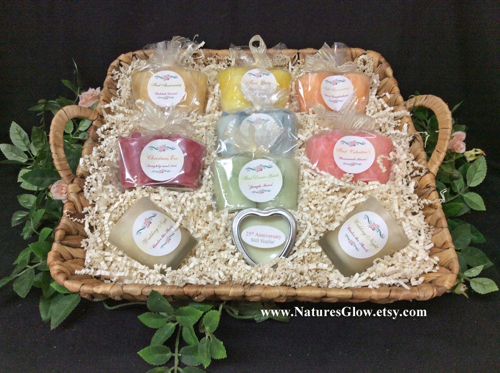 Bridal Shower Gift Candle Poem Bridal Candle Basket Wedding