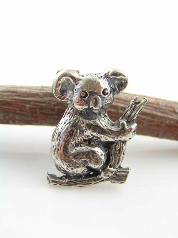 Koala Brooch Koala Pin Scarf Pin Australian Jewelry Animal