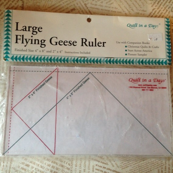 Large Flying Geese Ruler by Quilt in a Day