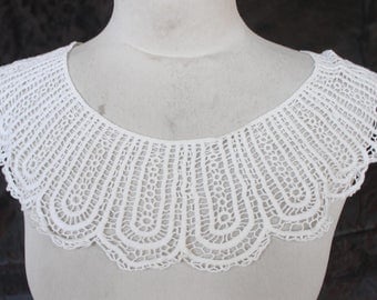 Cute pieces venice applique back and front white color 1 pieces listing