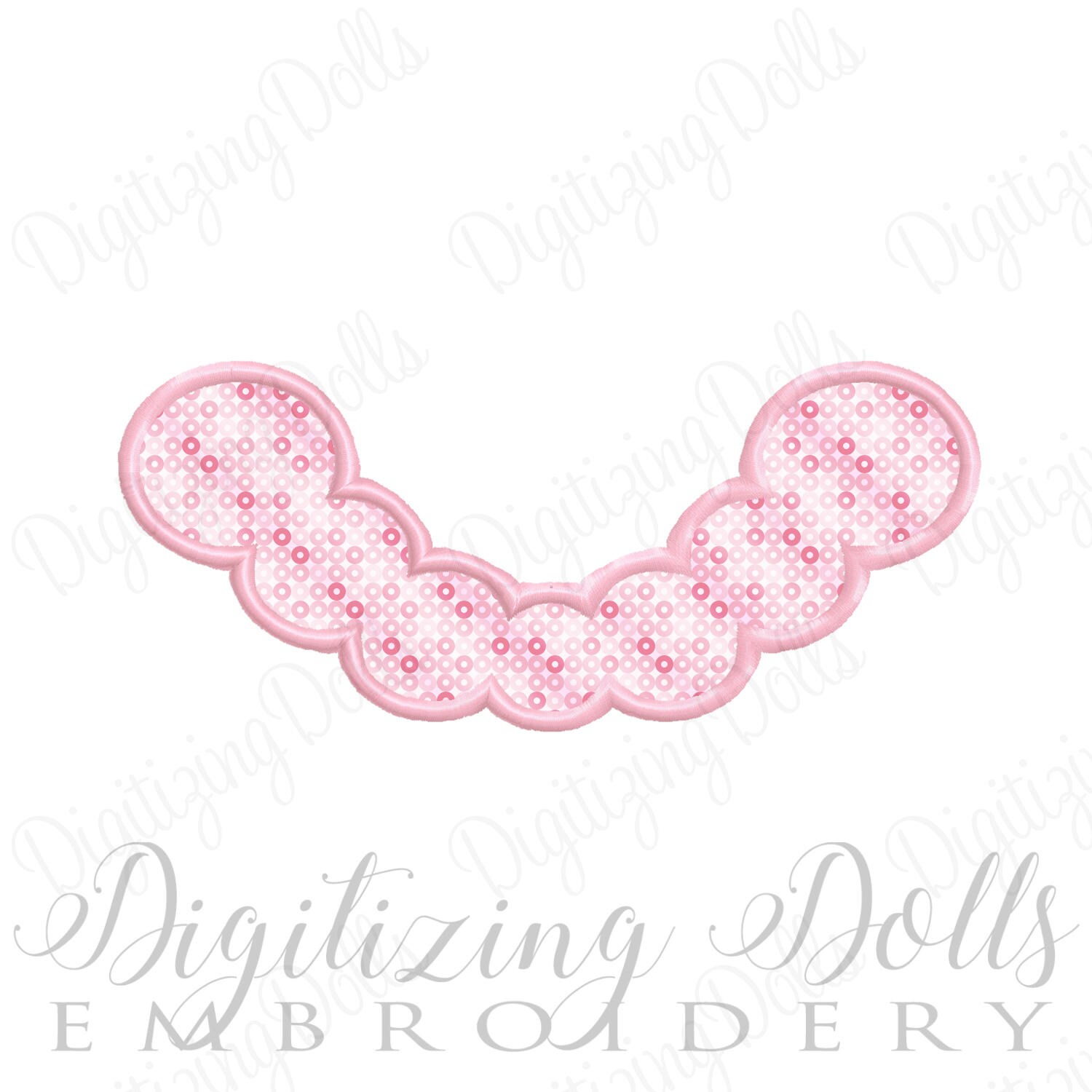 Pearl Necklace Embroidery Design 5