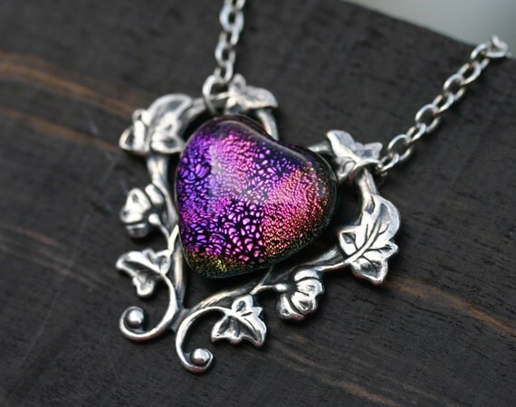 Purple Heart Necklace