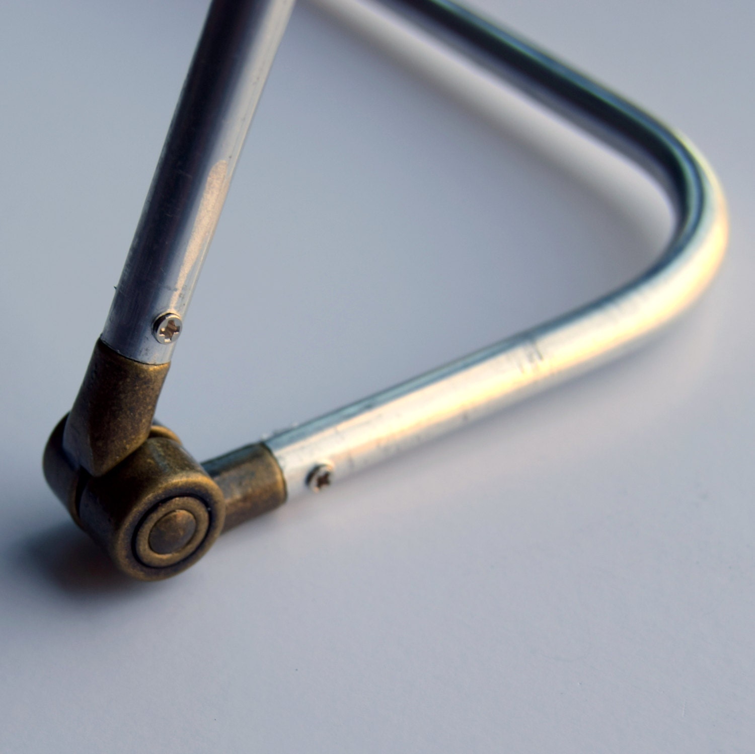 Tubular Bag Frames 300mm/12 Brass Hinged