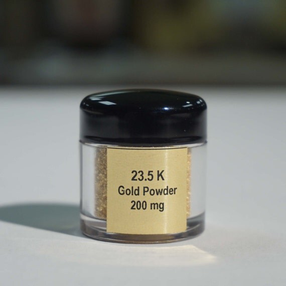 23.5K Edible Gold Dust Powder & Leaf Flakes