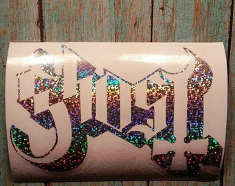 Ghost BC Band Logo Decal Great For Cups; Laptops; Phones Etc (You Choose Size and Color)