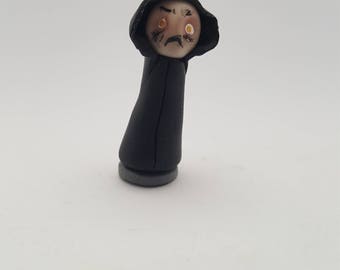 SALE Emperor Palpatine Darth Sidious Handmade Polymer Clay Mini Figure - Star Wars