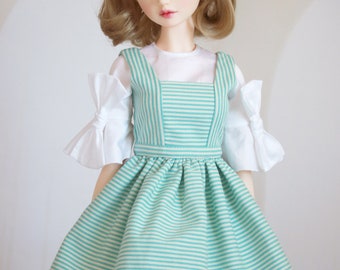 Mint Green Vintage Marine pinafore/sleeveless dress . SD10/13, SDGr, SD16, Unoa Zero, Hummingdolly