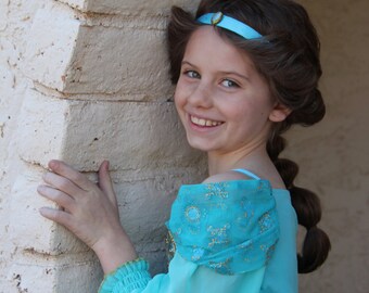 Jasmine Disney Princess inspired No Slip Headband 5/8"