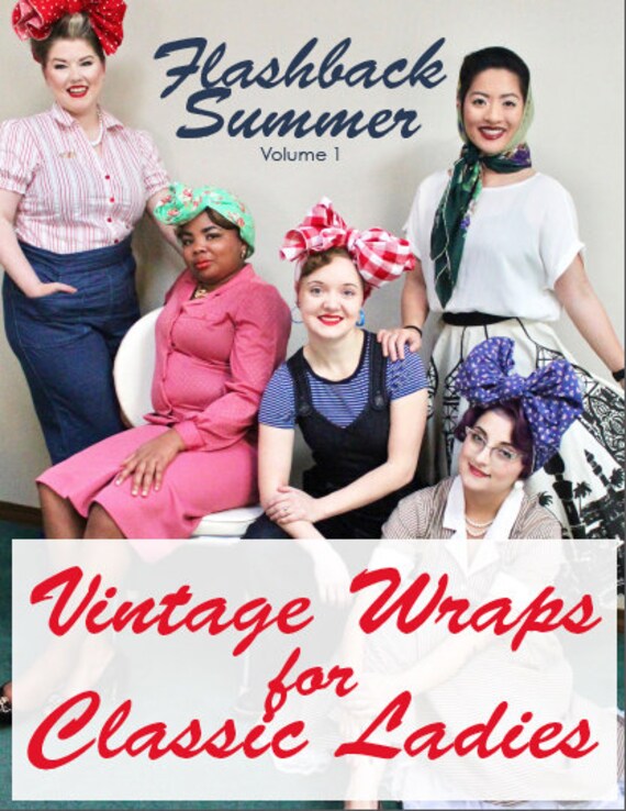eBook Vintage Wraps for Classic Ladies tutorial head wraps