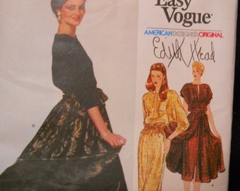 Edith Head, American Designer Original, Vogue 2221, Very Easy Vogue, Size 16