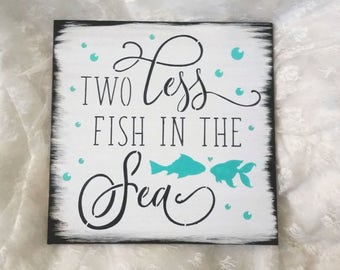 Two less fish | Etsy