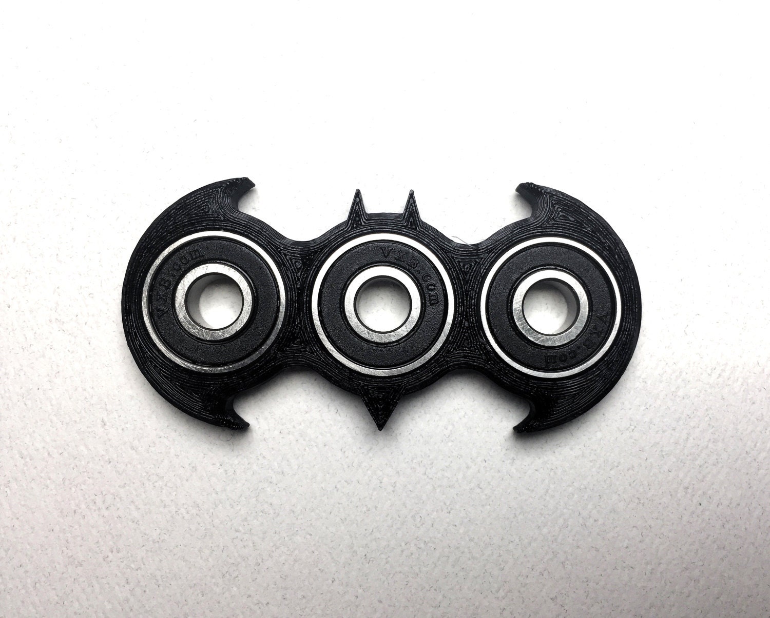 Batman Fidget Spinner 3D printed toy by mollycampbelldesign