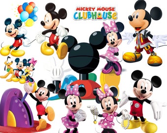 BEST collection of 120 Disney's Mickey Mouse Clubhouse Clipart - 120 high quality MICKEY MOUSE Clubhouse clipart