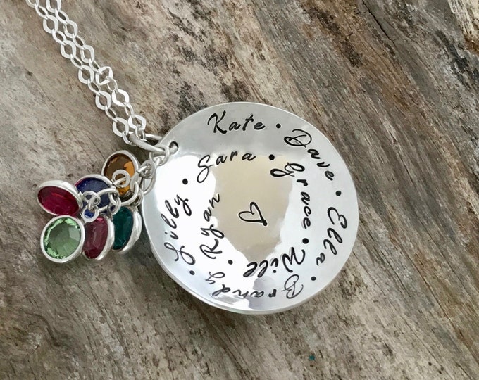Birthstone Necklace for Mom/Mothers birthstone necklace/Birthstone jewelry mothers necklace /Birthstone jewelry for mom /Birthstone necklace
