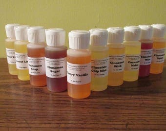 Ten (30-mL) 1 oz. Bottles Pure Uncut Candle Gel or Soy Wax Fragrances Oil For Candles/Soaps/Lotions/Bath & Body/Tart Melts/Fragrance Beads
