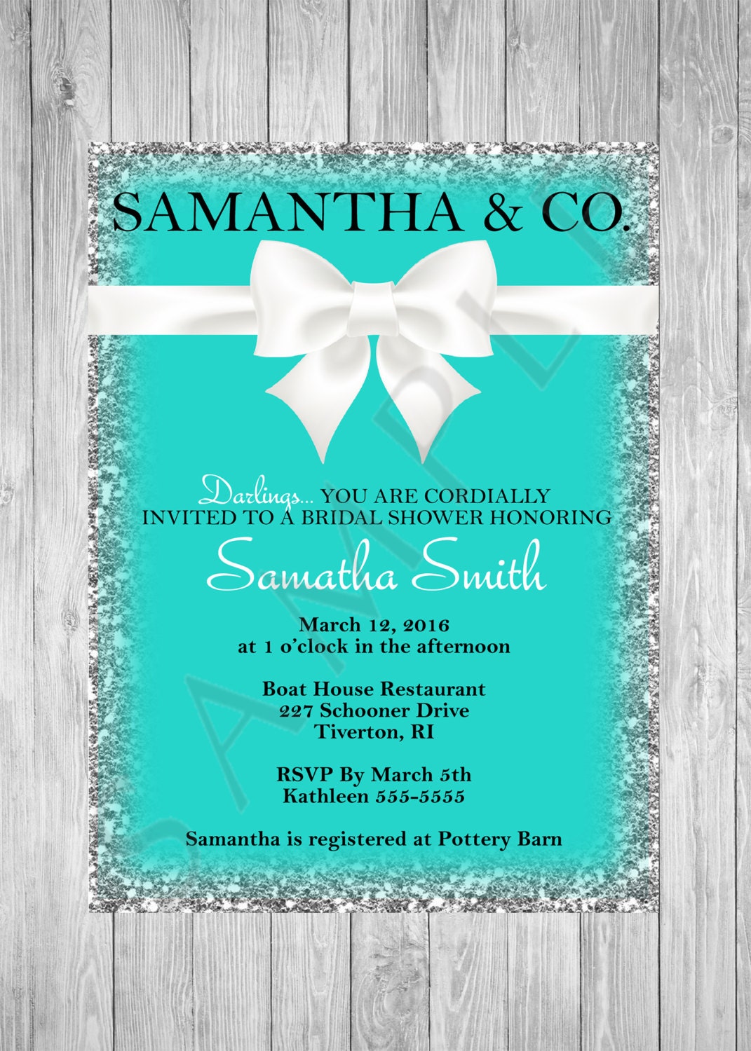 Tiffany And Co Invitations 9