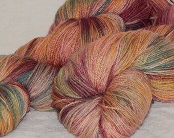 Tapestry on Mad Sock 75/25 SW merino and nylon sock yarn