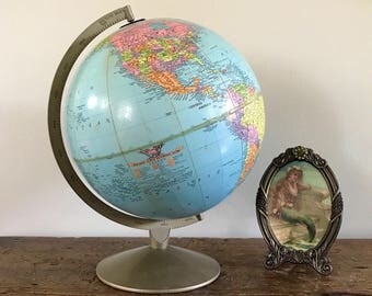 Vintage Replogle 12" Reference Globe