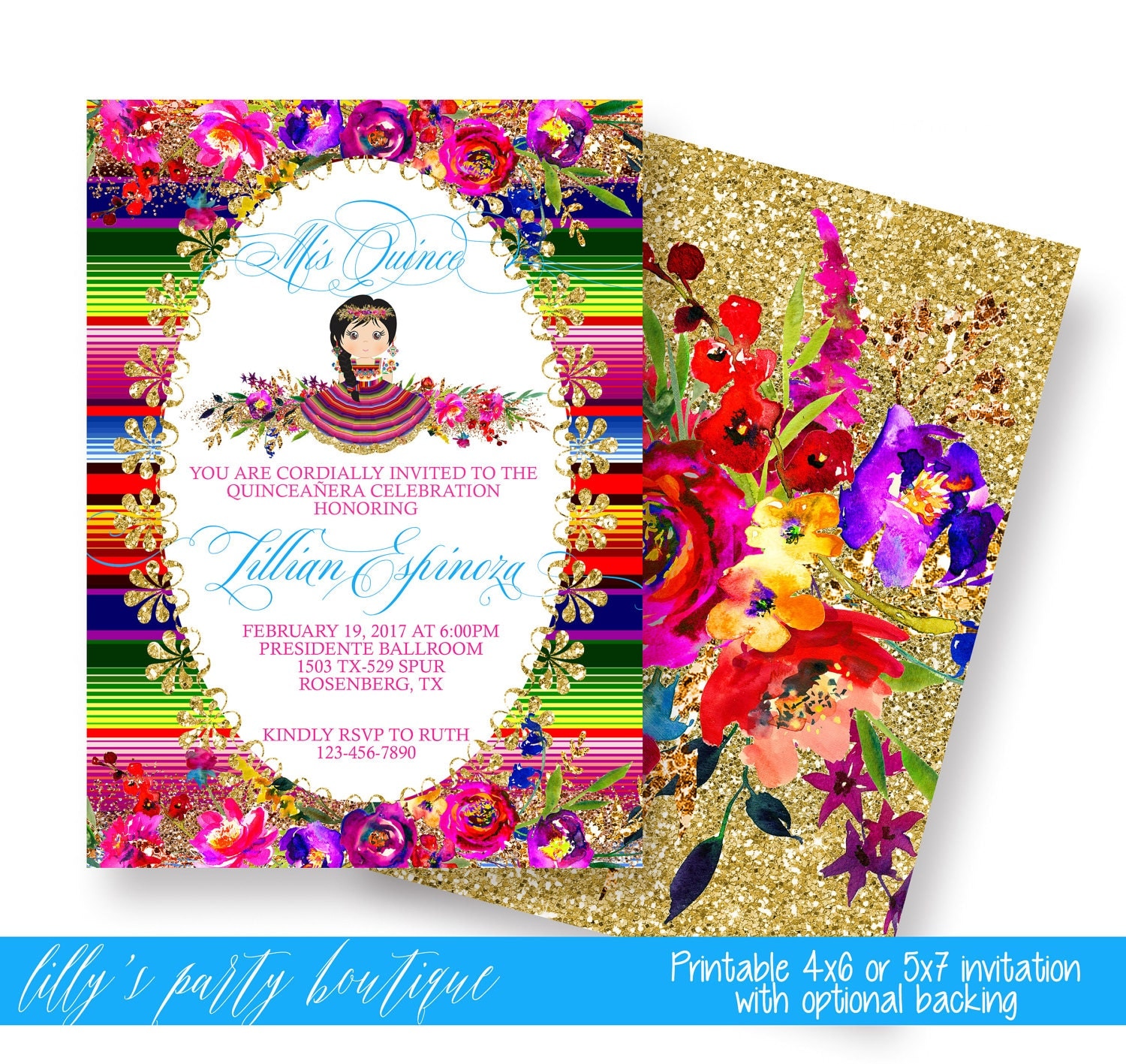 Mexican Invitations For Quinceaneras 2