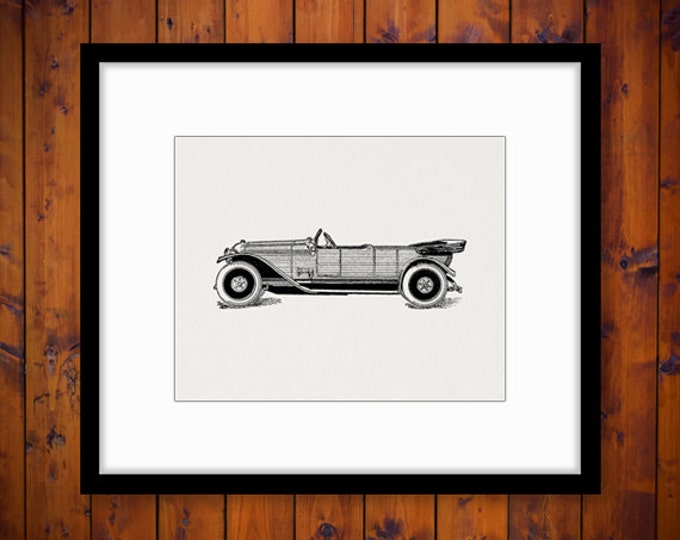 Digital Car Antique Automobile Image Graphic Printable Download Vintage Clip Art Jpg Png Eps HQ 300dpi No.3424