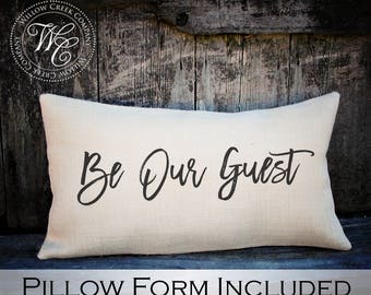 Be our guest pillow | Etsy