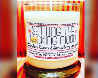 Mature-Valentine's Day Candle- Gift- Love- Gift for girlfriend- Gift for boyfriend- Setting the Fuc*king Mood- funny candle mood setting