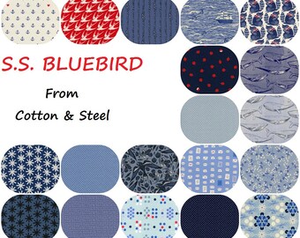 Fat Quarter Bundle(19) S.S. BLUEBIRD 2017 Collaborative Fat Quarters
