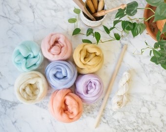 Pastel Roving Pack