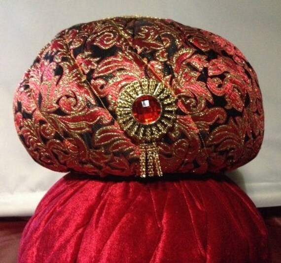 HistorIcal Ottoman Sultan hat handmade ethnic cap Fez
