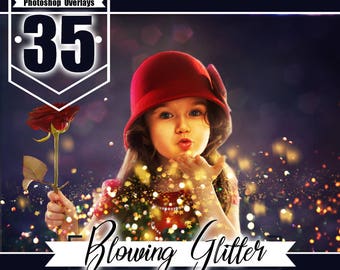 35 blowing glitter overlays, Confetti Photoshop overlays, Photoshop Overlays, Photo Overlays, Wedding Overlays, Glitter Dust, jpg file