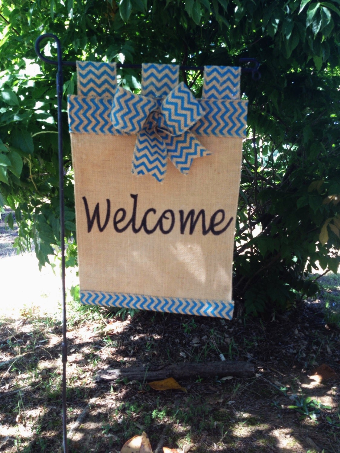 Collegiate Flag Garden Flag Team Flag Burlap Garden