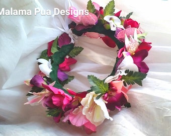 hawaiian flower headpiece