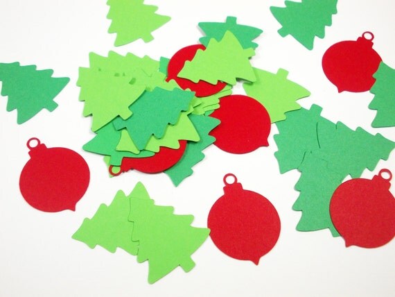 Christmas Confetti Holiday Tree Cutouts Christmas Confetti Holiday Tree Cutouts