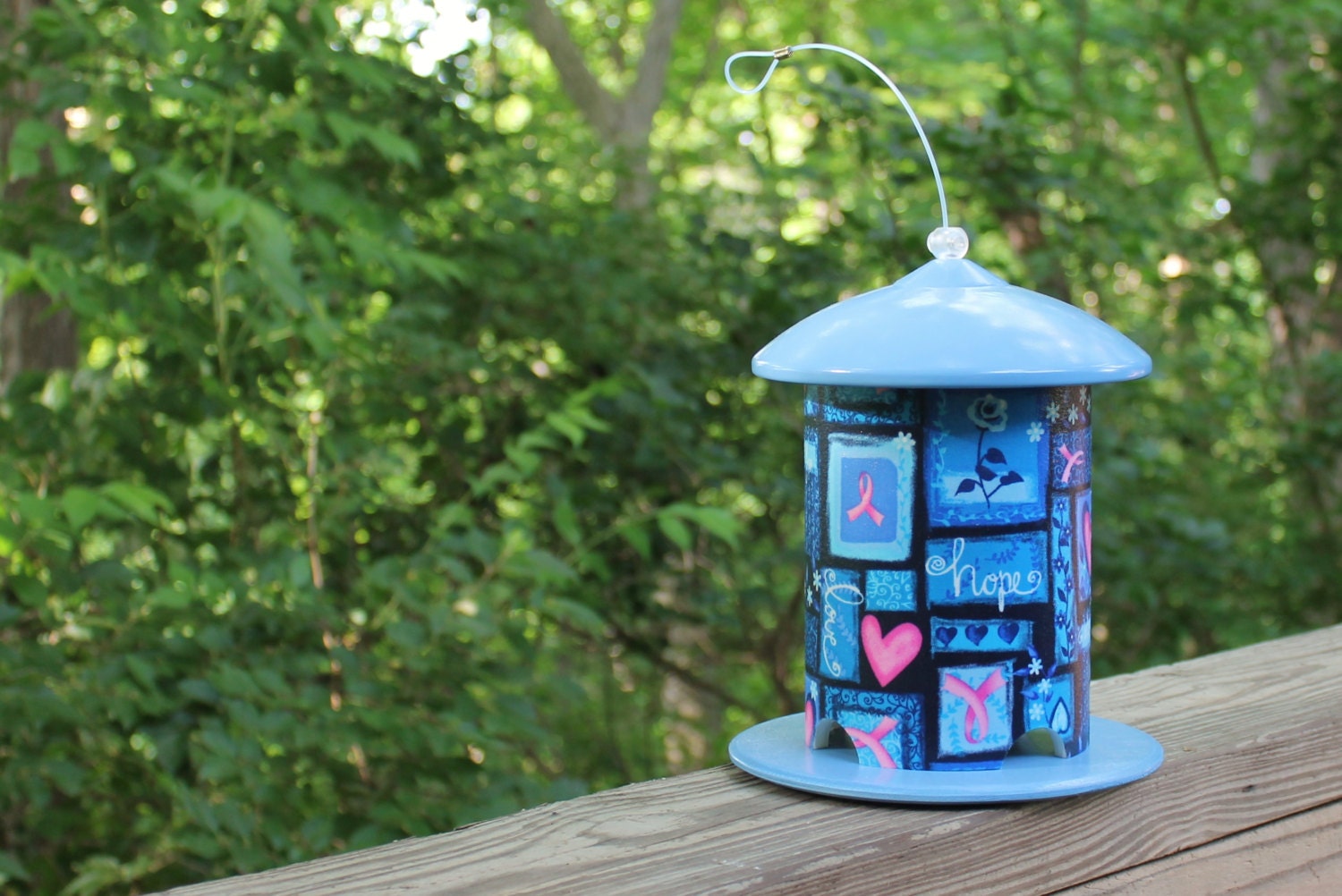 pink ribbon hope custom pvc bird feeder by bird pink ribbon hope custom pvc bird feeder by bird