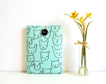 Kindle Case, Kindle Paperwhite Sleeve, Amazon Fire Case, Fire 7" Case, Fire HD 8 Case - Cats + Dogs