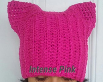 Crochet KittyHat / PussyHat/On Sale