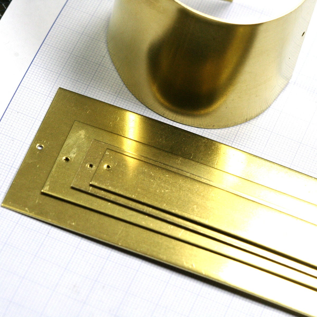 Blanks Raw Brass Sheet RBBP stamping Thickness 20 gauge