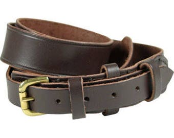 Unisex Leather Belt Leather Belt Belt Brown Belt Trosers Belt Brown Unisex Leather Belt