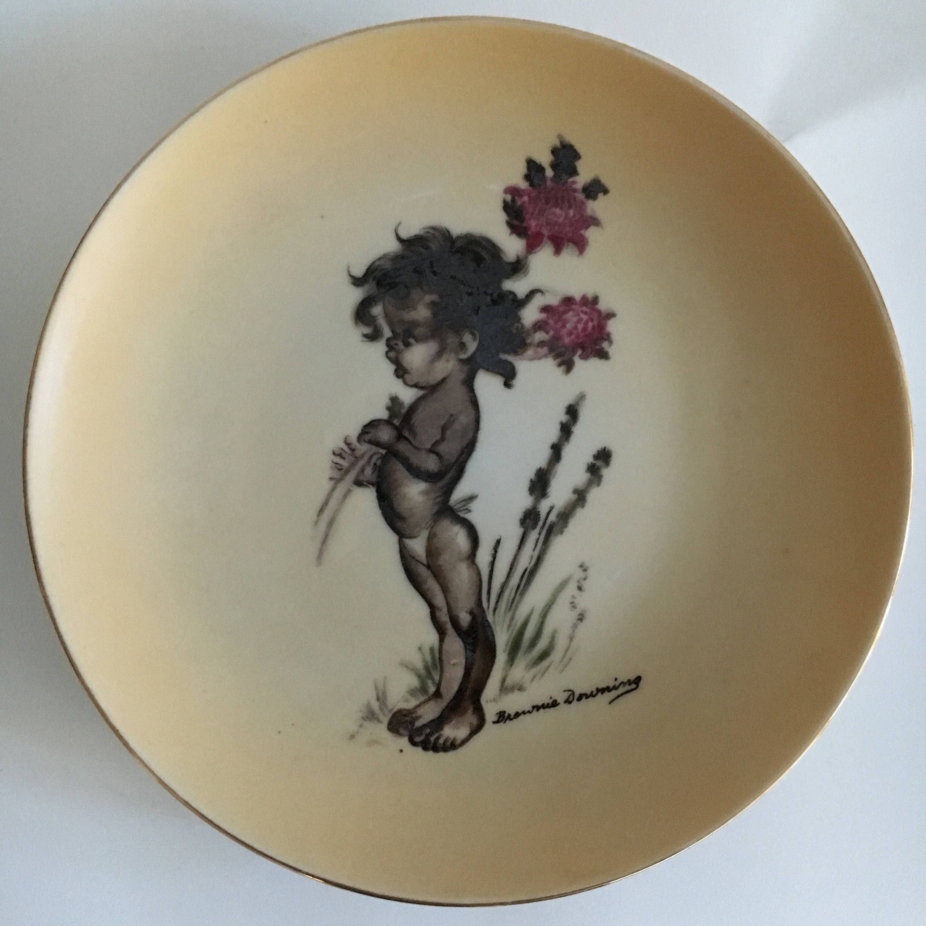 Brownie Downing Plate Australian Aboriginal Indigenous