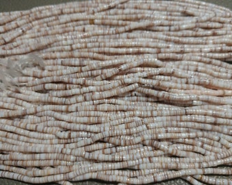 Arabic Shell Heishi Strands. Handcrafted in Philippines (2050050)