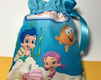 Bubble guppies favor bags, Bubble guppies party , Set of 10. READY TO SHIP